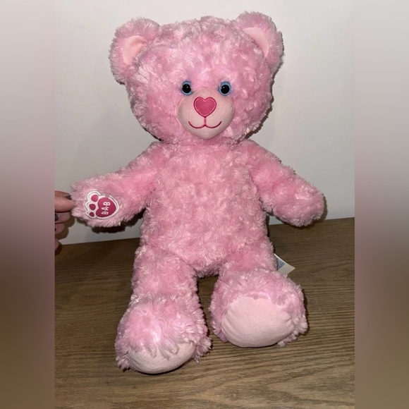 Build a Bear Pink Teddy Bear Plush Toy - Picture 3 of 10